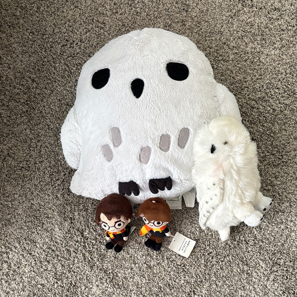 Harry Potter collection Hedwig Pillow Hedwig plush- Harry Potter plush